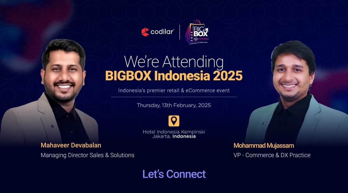 Codilar Technologies is heading to BIGBOX Indonesia 2025
