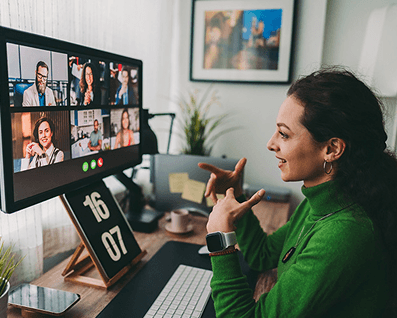 Live webinar demo session showcasing platform features